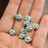 2MM turquoise millet beads, raw Hubei stone, turquoise jewelry accessories, bracelet accessories, DIY handcrafted accessories Application Scenario